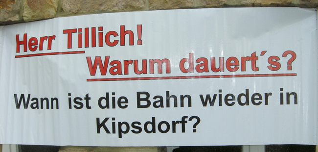 Demo f&uuml;r unsere Wei&szlig;eritztalbahn