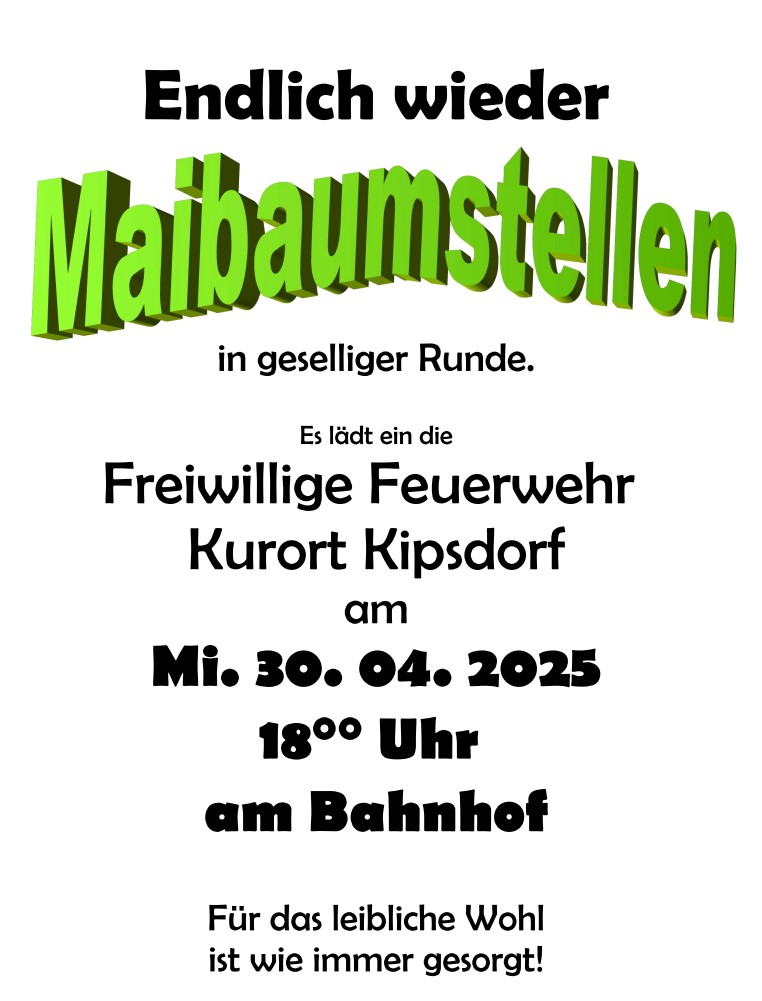 Maibaumstellen