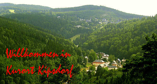 Willkommen in Kurort Kipsdorf im Erzgebirge